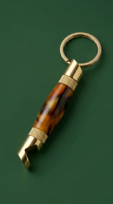 Комплект Відкривача для Пляшок-Брелока Bottle Opener 24kt Gold — Компактний, мініатюрний